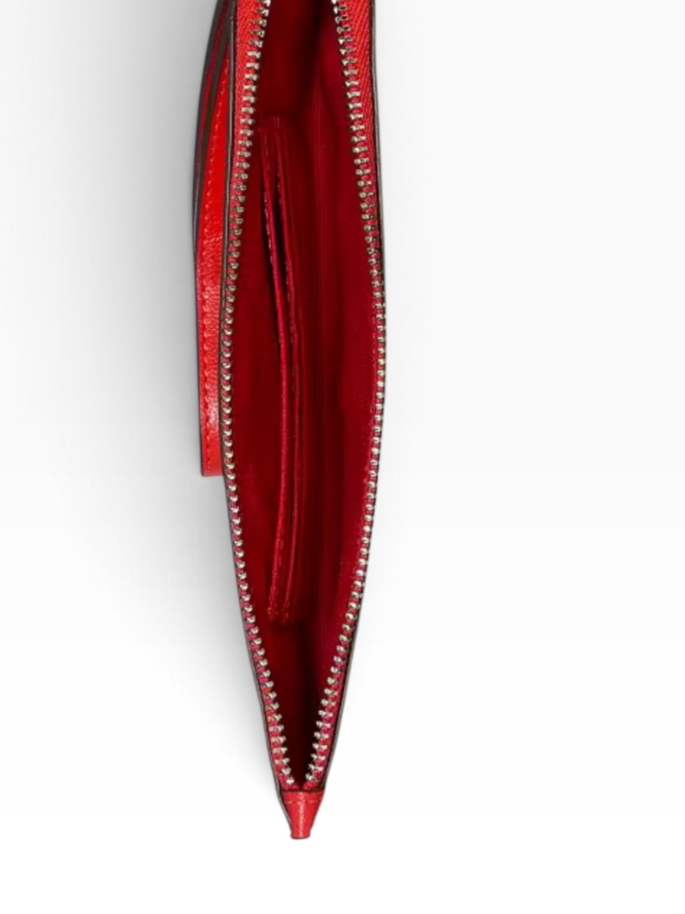 Kate Spade New York Smooth Zippy Wristlet Red Leather - NWT - Picture 3 of 4